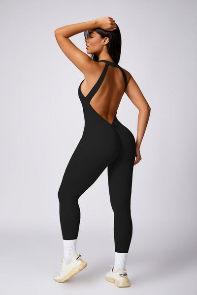 AeroSculpt High-Neck Jumpsuit