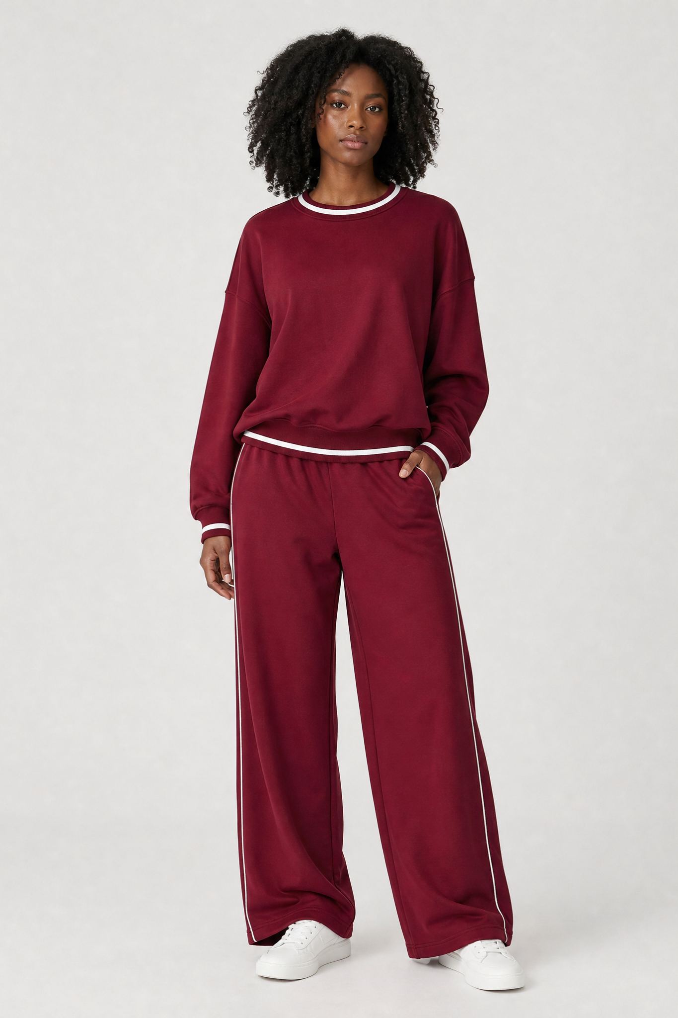 Formé Sweatshirt in Cherry