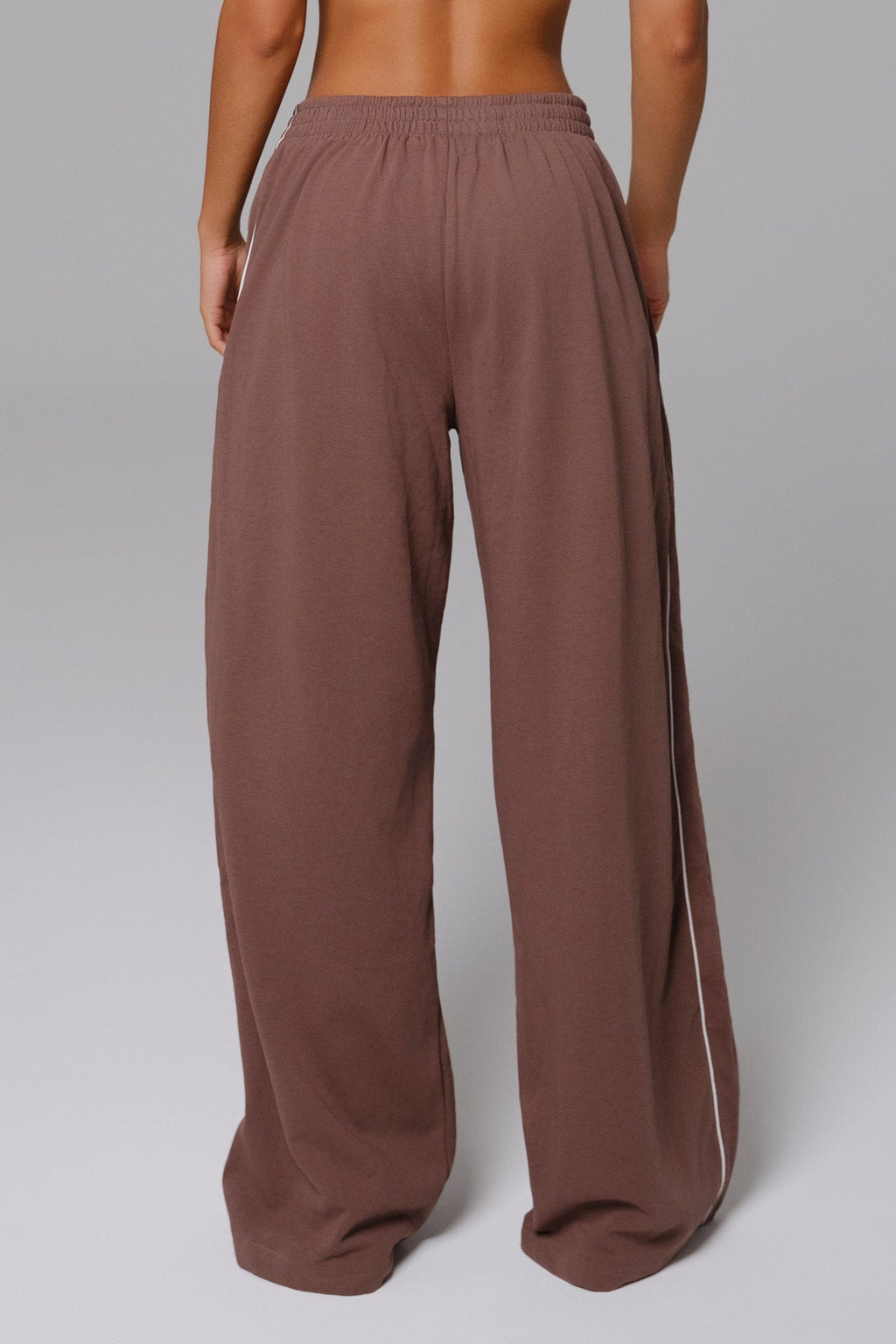 Mocha Brown wide-leg pants 