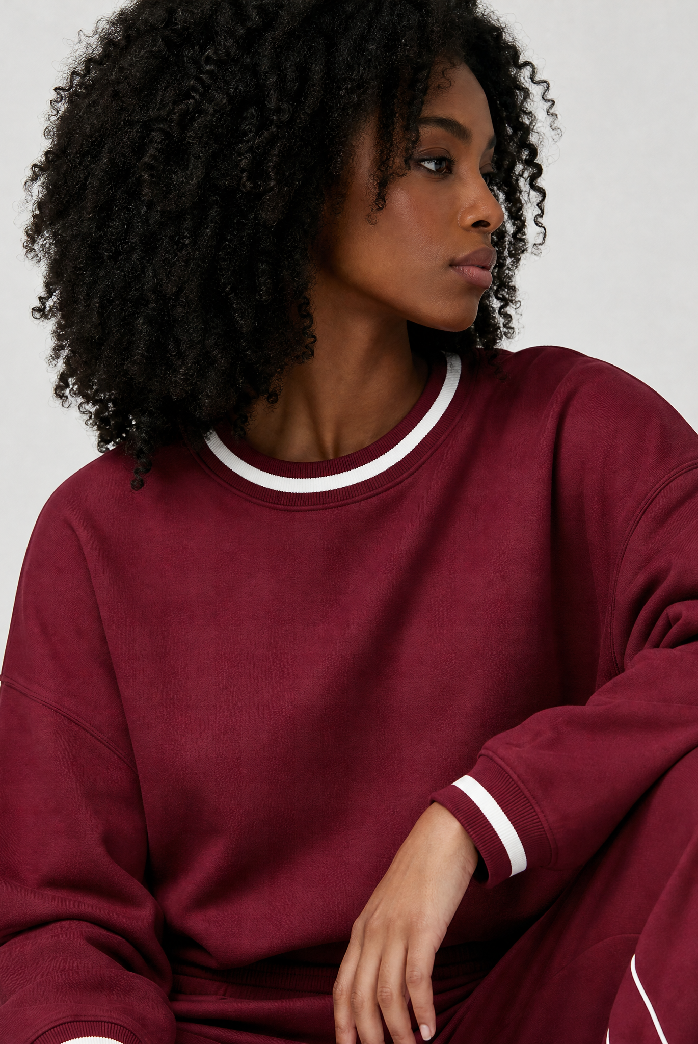 Formé Sweatshirt in Cherry