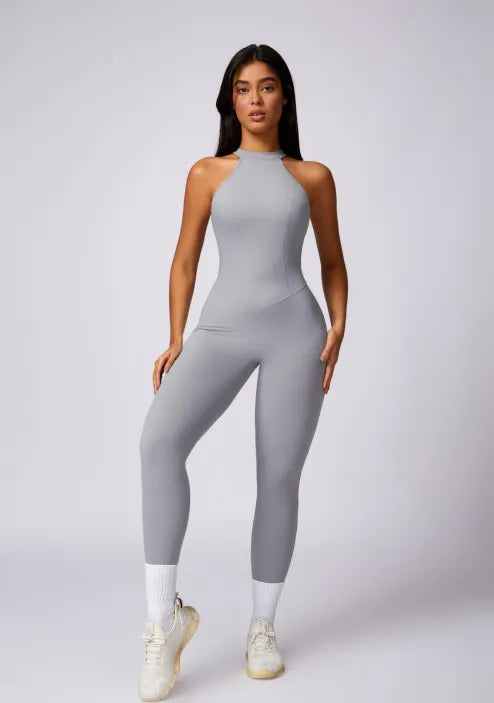 AeroSculpt High-Neck Jumpsuit