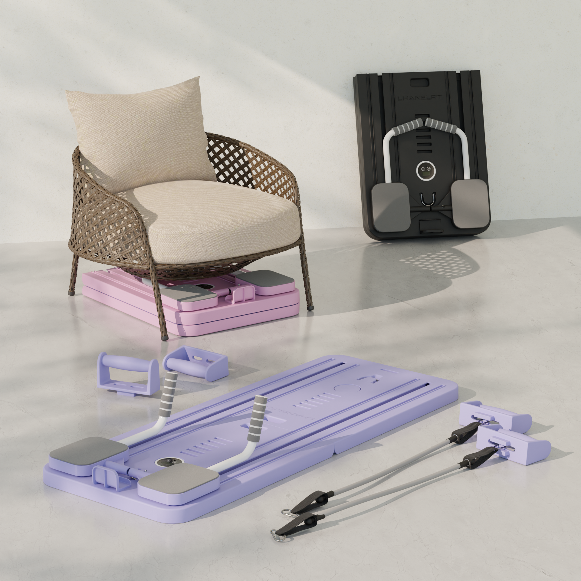 At Home Pilates Reformer Set