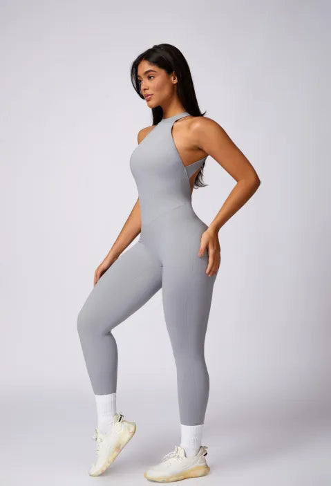 AeroSculpt High-Neck Jumpsuit