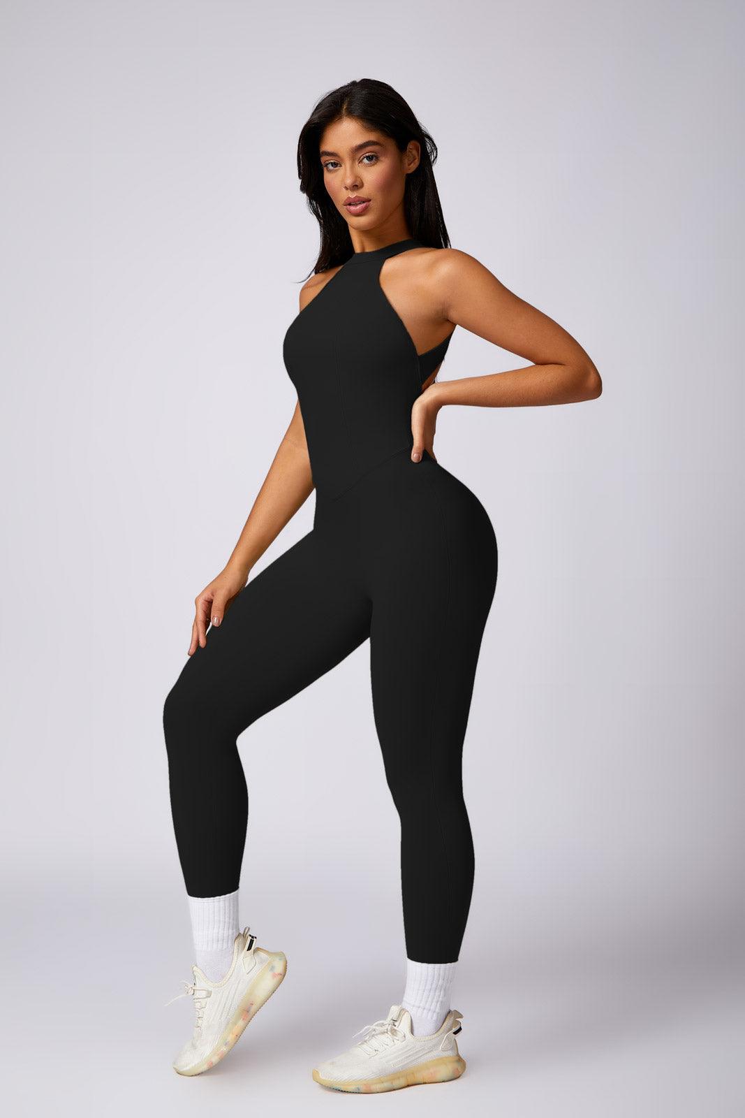 AeroSculpt High-Neck Jumpsuit