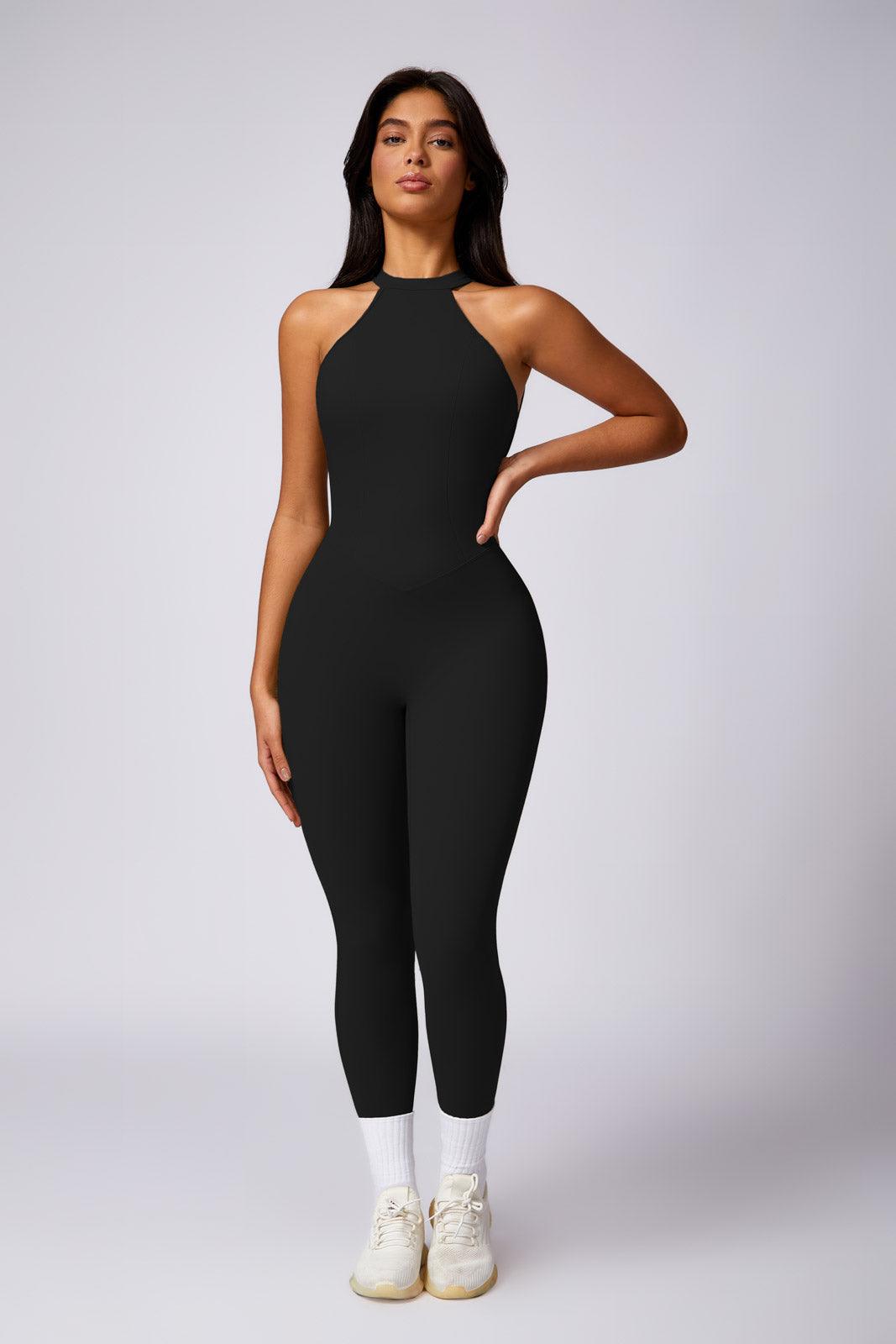 AeroSculpt High-Neck Jumpsuit