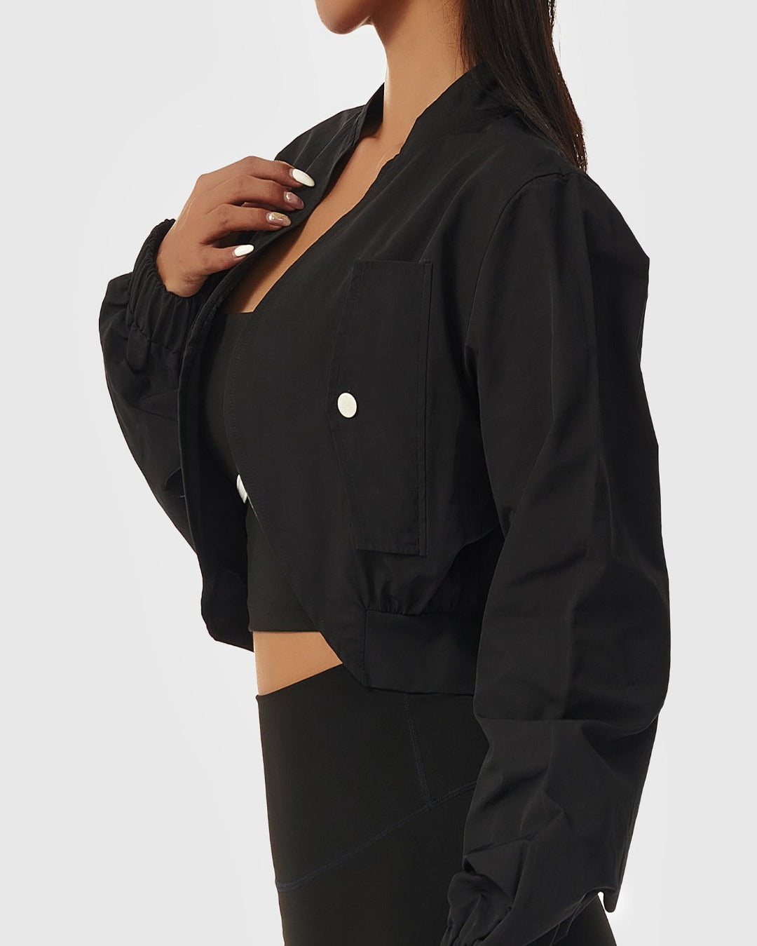 Black Outdoor Lightweight Jacket