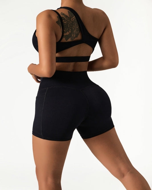 Black Buttery Smooth Mini Shorts